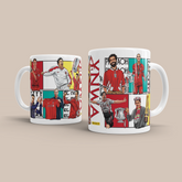 Liverpool FC YNWA Dream Team 3D Doodle Art - 11oz Ceramic Mug